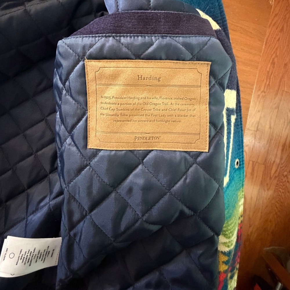 Pendleton Century Harding Limited Edition Wool Jacket Men's Small Bomber - Picture 9 of 14